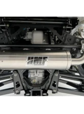 HMF Racing Gun Metal Titan Quiet Slip-On Exhaust w/ Billet Endcap Polaris Ranger 1000 2020-2025                                     - 535773638787 - Image 9