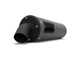 HMF Racing Gun Metal Titan Quiet Slip-On Exhaust w/ Blackout Endcap Polaris Ranger 1000 2020-2025