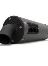 HMF Racing Gun Metal Titan Quiet Slip-On Exhaust w/ Blackout Endcap Polaris Ranger 1000 2020-2025                                     - 535773638795 - Image 13