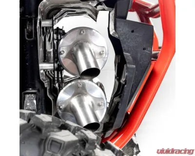 HMF Racing Titan Loud Dual Full Exhaust w/ Billet Endcap Polaris RZR XP 1000 2024-2025 - 735806637487