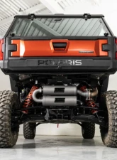 HMF Racing Stainless Titan Quiet Twin Loop Exhaust w/ Billet Endcap Polaris XPedition XP | ADV 2024-2025                                     - 53581C637487 - Image 3