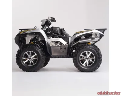 HMF Racing Performance Full Exhaust w/ Black Turn Down Endcap Yamaha Grizzly | Kodiak 700 2014-2025 - 041744606172