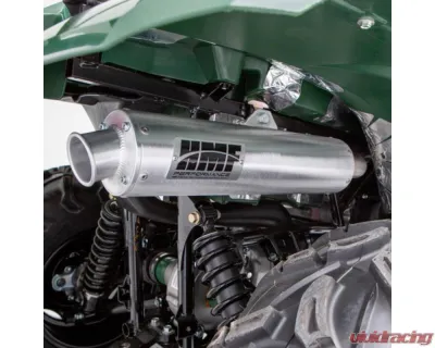 HMF Racing Performance Slip-On Exhaust w/ Black Turn Down Endcap Yamaha Kodiak 450 2018-2025 - 041793606672