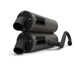 HMF Racing Titan Loud Dual Full Exhaust w/ Blackout Endcap Polaris RZR | General 2015-2024