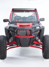 HMF Racing Raw LT Front Bumper w/ Fair Lead Mount Polaris RZR 2014-2018                                     - 9355018495 - Image 2