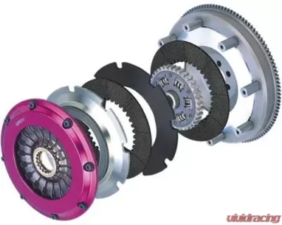 Exedy L4 Hyper Single Carbon-D Clutch Sprung Center Disc Push Type Nissan Silvia 1999-2002 - NH02SDMC1