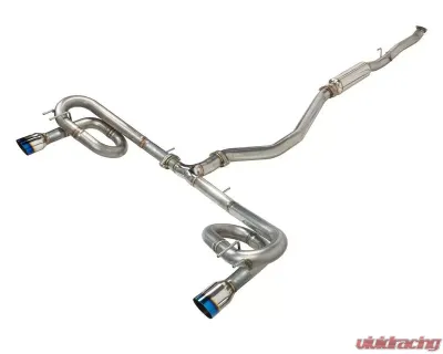 Remark Sports Touring Link Loop Catback Exhaust w/ Burnt Stainless Steel Tip Honda Civic | Acura Integra DE4 2022+ - RK-C2063H-08T