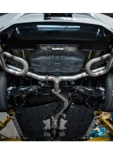 Remark Sports Touring Link Loop Catback Exhaust w/ Burnt Stainless Steel Tip Honda Civic | Acura Integra DE4 2022+                                     - RK-C2063H-08T - Image 3