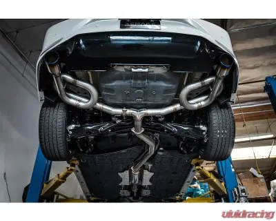 Remark Sports Touring Link Loop Catback Exhaust w/ Burnt Stainless Steel Tip Honda Civic | Acura Integra DE4 2022+ - RK-C2063H-08T