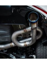 Remark Sports Touring Link Loop Catback Exhaust w/ Burnt Stainless Steel Tip Honda Civic | Acura Integra DE4 2022+                                     - RK-C2063H-08T - Image 4