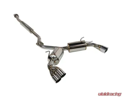 Remark Sports Touring Exhaust Catback Exhaust System w/ 4" Stainless Tip Toyota | Subaru 2022+ - RK-C4063T-04