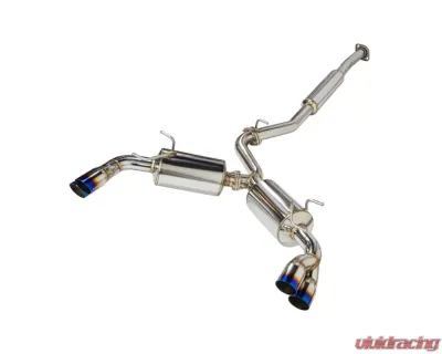 Remark Sports Touring Exhaust Catback Exhaust System w/ 4" Burnt Stainless Tip Toyota | Subaru 2022+ - RK-C4063T-04T