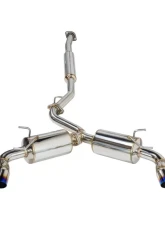Remark Sports Touring Exhaust Catback Exhaust System w/ 4" Burnt Stainless Tip Toyota | Subaru 2022+                                     - RK-C4063T-04T - Image 2