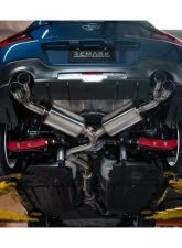 Remark Sports Touring Exhaust Catback Exhaust System w/ 4" Stainless Tip Toyota | Subaru 2022+                                     - RK-C4063T-04 - Image 7