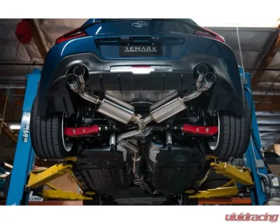 Remark Sports Touring Exhaust Catback Exhaust System w/ 4" Stainless Tip Toyota | Subaru 2022+ - RK-C4063T-04