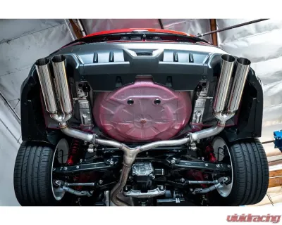 Remark Boso Edition Axleback Exhaust System with Burnt Stainless Steel Tip Subaru WRX VB 2022+ - RO-TTVB-SL