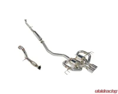 Remark Sports Touring Catback Exhaust w/ Front Pipe Honda Type R 2017-2021 - RK-C2076H-01L