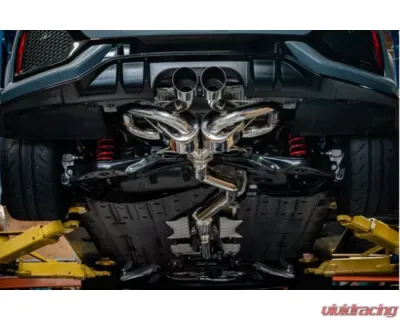 Remark Sports Touring Catback Exhaust w/ Front Pipe Honda Type R 2017-2021 - RK-C2076H-01L