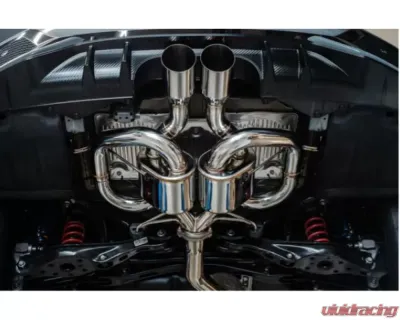 Remark Sports Touring Catback Exhaust w/ Front Pipe Honda Type R 2017-2021 - RK-C2076H-01L
