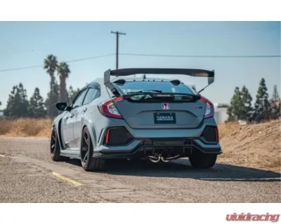 Remark Sports Touring Catback Exhaust w/ Front Pipe Honda Type R 2017-2021 - RK-C2076H-01L