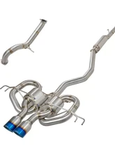 Remark Sports Touring Link Loop Titanium Catback Exhaust System w/Front Pipe Honda Civic Type-R (FK8) 2017-2021                                     - RK-C2076H-01LT - Image 4