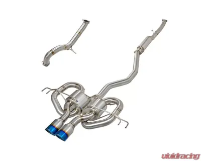 Remark Sports Touring Link Loop Titanium Catback Exhaust System w/Front Pipe Honda Civic Type-R (FK8) 2017-2021 - RK-C2076H-01LT