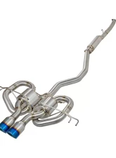 Remark Sports Touring Link Loop Titanium Catback Exhaust System w/Front Pipe Honda Civic Type-R (FK8) 2017-2021                                     - RK-C2076H-01LT - Image 3