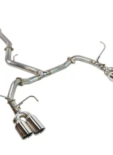 Remark Axleback System Midpipe Kit Resonated Subaru WRX VB 2022+                                     - RO-CPVB-C - Image 3