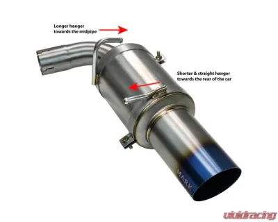 Remark Stainless Steel R1-Spec Catback Exhaust w/ R1-Spec Titanium Muffler Toyota GR86 | Subaru BRZ 2022+ - RK-C1063T-04T