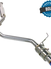 Remark Catback Exhaust Resonated w/ R1 Spec Single-Exit Full Titanium Subaru WRX VB 2022+                                     - RK-C1076S-03TFC - Image 11