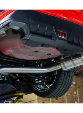 Remark Catback Exhaust Resonated w/ R1 Spec Single-Exit Full Titanium Subaru WRX VB 2022+                                     - RK-C1076S-03TFC - Image 7