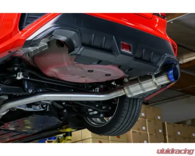 Remark Catback Exhaust Resonated w/ R1 Spec Single-Exit Full Titanium Subaru WRX VB 2022+ - RK-C1076S-03TFC