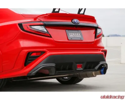 Remark Catback Exhaust Resonated w/ R1 Spec Single-Exit Full Titanium Subaru WRX VB 2022+ - RK-C1076S-03TFC