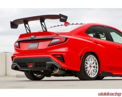 Remark Catback Exhaust Resonated w/ R1 Spec Single-Exit Full Titanium Subaru WRX VB 2022+ - RK-C1076S-03TFC