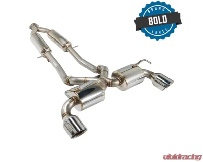 Remark V2 Axleback Exhaust w/ Mid Pipe & Burnt Stainless Steel Tip Nissan 370Z 2009-2020 - RK-C2063N-01P