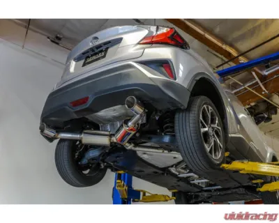 Remark Catback Exhaust w/ Stainless Tip Cover Toyota C-HR 2018-2019 - RK-C2063T-02