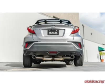 Remark Catback Exhaust w/ Stainless Tip Cover Toyota C-HR 2018-2019 - RK-C2063T-02