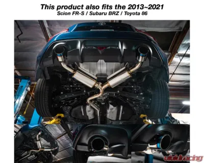 Remark Elite Spec Catback Exhaust System w/ Burnt Stainless Tips Toyota | Subaru | Scion 2013+ - RK-C2063T-04T