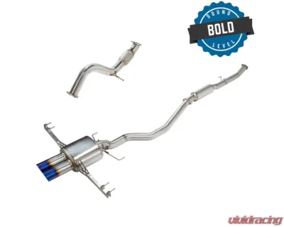 Remark Sports Touring Titanium + SS Front Pipe Catback Exhaust Honda Civic Type R FL5 2023+ - RK-C2076H-09TS