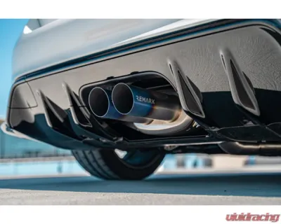 Remark Sports Touring Titanium + SS Front Pipe Catback Exhaust Honda Civic Type R FL5 2023+ - RK-C2076H-09TS