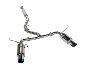 Remark Catback Exhaust Resonated w/ Dual R1 Spec Burnt Stainless Subaru WRX VB 2022+