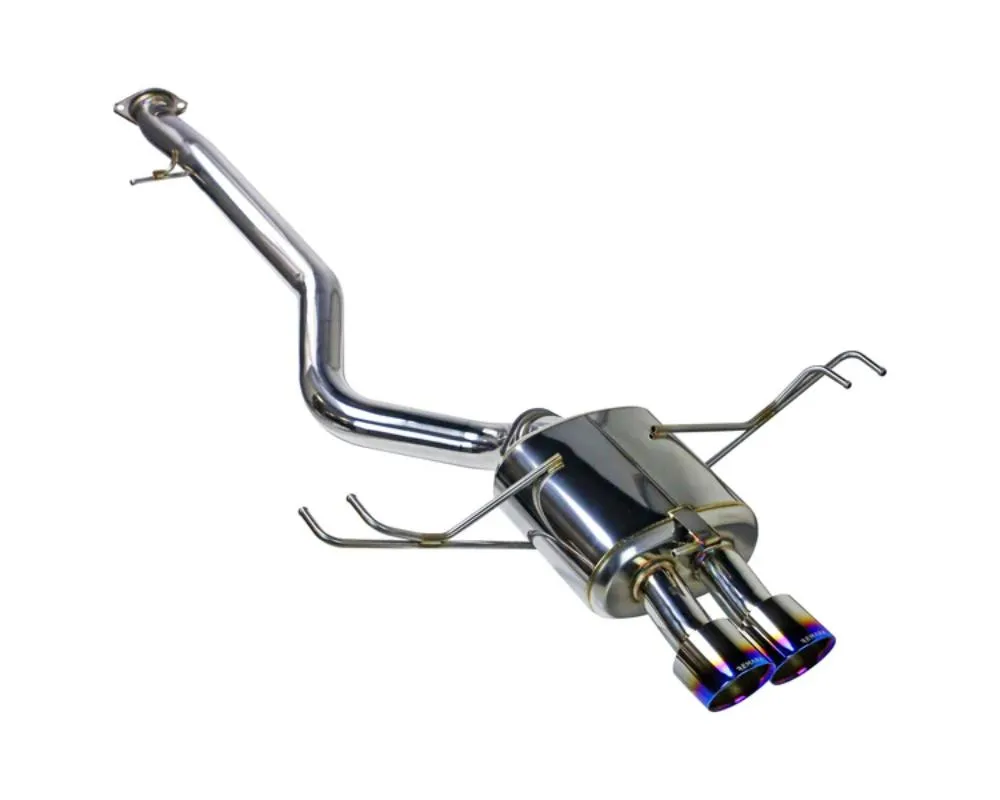 Remark Catback Exhaust w/ Dual Tips Center Exit Burnt Stainless Steel Toyota GR86 ZD8 | ZN8 2022+ - RK-C2076T-05T