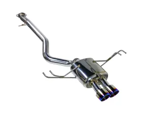 Remark Catback Exhaust w/ Dual Tips Center Exit Burnt Stainless Steel Toyota GR86 ZD8 | ZN8 2022+