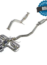 Remark Catback Exhaust Triple Tip w/ Valve + Front Pipe Honda Civic Type R FL5 2023+                                     - RK-C3076H-09 - Image 6