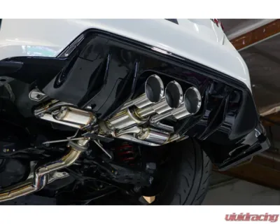 Remark Catback Exhaust Triple Tip w/ Valve + Front Pipe Honda Civic Type R FL5 2023+ - RK-C3076H-09