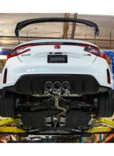 Remark Catback Exhaust Triple Tip w/ Valve + Front Pipe Honda Civic Type R FL5 2023+                                     - RK-C3076H-09 - Image 6