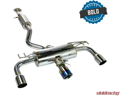 Remark Catback Exhaust w/ Elite Spec Stainless Center Cover Toyota GR Corolla GZEA14 2023+ - RK-C3076T-05S