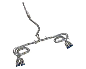 Remark Catback Exhaust w/ Burnt Stainless Steel Tip Honda Civic Sport Hatchback FL2 2.0L 2022+