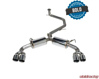 Remark Catback Exhaust System w/ Quad Style Stainless Steel Tip Toyota Corolla Hatchback 2019+ - RK-C4063T-01