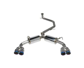 Remark Catback Exhaust System w/ Quad Style Burnt Stainless Steel Tip Toyota Corolla Hatchback 2019+